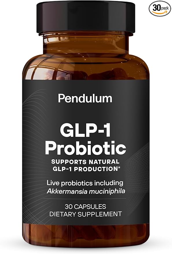 GLP-1 Probiotic - 500M AFU Multi-Strain Probiotic + Prebiotic, Naturally Support GLP-1 Production & Curb Appetite, Delayed Release, Third-Party Tested, for Men & Women (30 Capsules, 1-Pack)