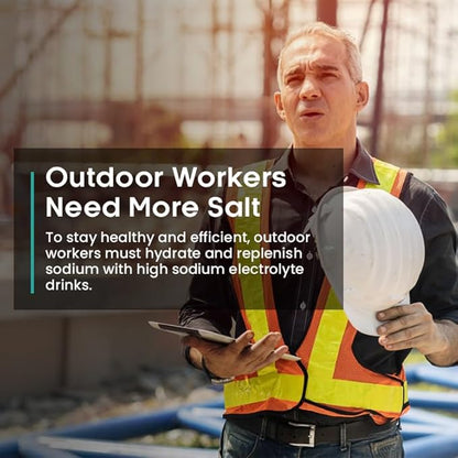 Venture Pal High Sodium Sugar Free Electrolytes Powder Packet - Hydration Packets with Sodium, Potassium & Magneisum | Zero Calories | Vegan | Keto & Paleo Friendly Electrolyte Drink Mix | 30 Stick