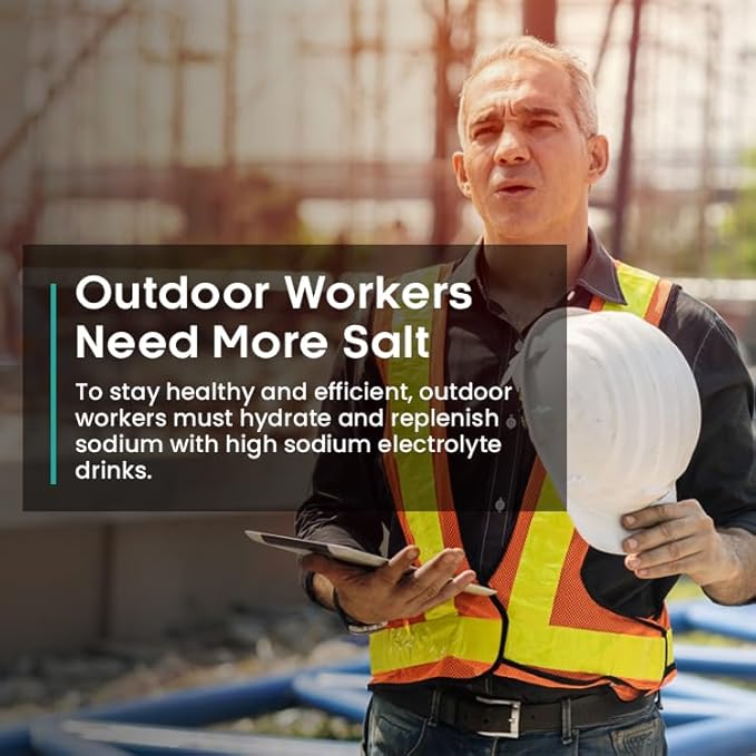 Venture Pal High Sodium Sugar Free Electrolytes Powder Packet - Hydration Packets with Sodium, Potassium & Magneisum | Zero Calories | Vegan | Keto & Paleo Friendly Electrolyte Drink Mix | 30 Stick