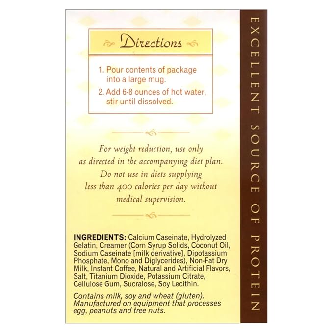 HealthyWise - High Protein Cappuccino Drink, 15g Protein, Low Calories, Low Carb, Low Sugar, 7 Servings Per Box (Amaretto Cappuccino)