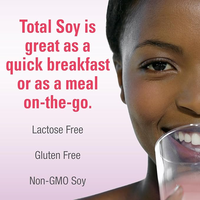 Naturade Total Soy Protein Powder - 13g Protein & 150 Calories per Servings- Non-GMO Soy - 0g Trans Fat - Lactose & Gluten Free - Strawberry Creme (13 Servings)