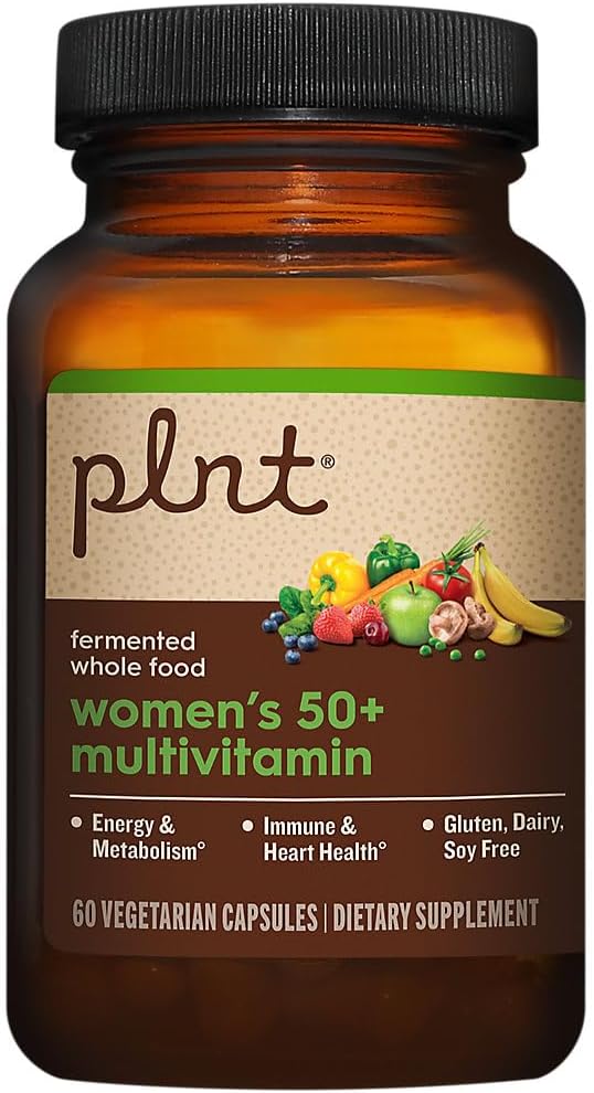 Fermented Whole Food WomenaTMs 50+ Multivitamin (60 Vegetarian Capsules)