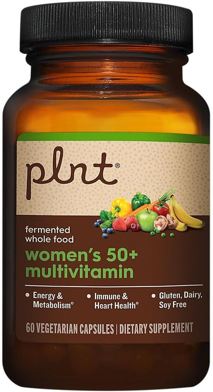 Fermented Whole Food WomenaTMs 50+ Multivitamin (60 Vegetarian Capsules)