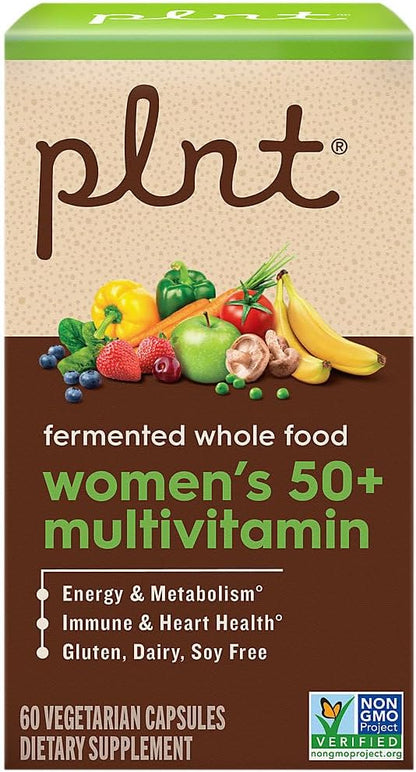 Fermented Whole Food WomenaTMs 50+ Multivitamin (60 Vegetarian Capsules)