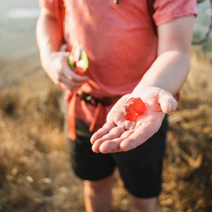 PROBAR - BOLT Organic Energy Chews, Pink Lemonade, Non-GMO, Gluten-Free, USDA Certified Organic, Healthy, Natural Energy, Fast Fuel Gummies with Vitamins B & C (12 Count)