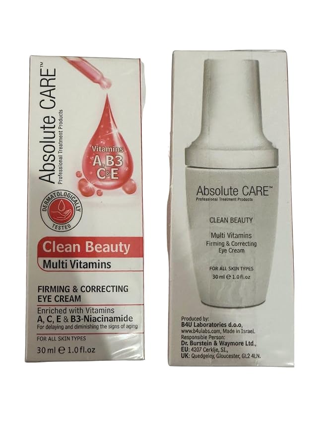 Clean Beauty Multi-Vitamins Firming & Correcting Eye Cream for All Skin Types