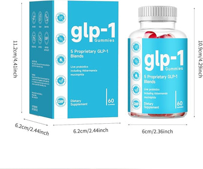 GLP-1 Support | GLP-1 Supplement, GLP Support Core with Synbiotics,with Naturally GLP-1 Supplement Probiotic, Hops Extract, GLP-1 Energy, GLP-1 Levels & Overall Health - 60 Count
