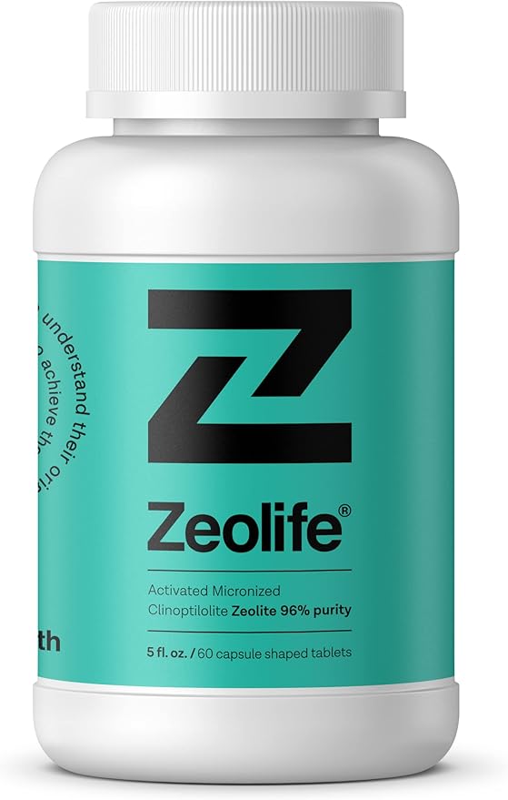 Zeolite-Activated 1 Gram per Capsule Micronized Clinoptilolite 96% Purity. Ultra FINE Includes 3 Bottles.
