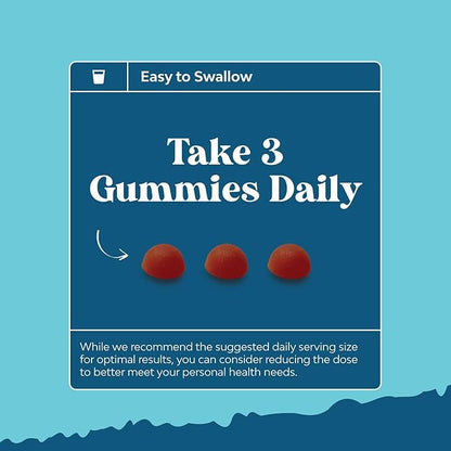 Men's Multivitamin Gummies with Superfood Complex - Daily Multivitamin for Men Gummies with CoQ10 and Ashwagandha for Energy and Immune Support - Adult Multivitamin Gummy with Essential Minerals