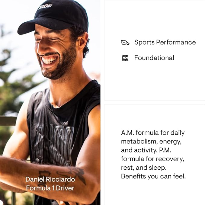 THORNE Multi-Vitamin Elite - Daily Nutritional Supplement - AM Formula Supports Cellular Energy Production and PM Formula Supports Restful Sleep - Gluten-Free, Dairy-Free - 180 Capsules - 30 Servings