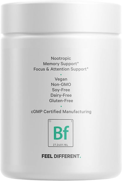 Codeage Brain Focus Vitamins+ Nootropic Supplement with Citicoline as Cognizin, Panax Ginseng, Resveratrol, Gotu Kola, Vitamin B12 Methylcobalamin - Liposomal Delivery - Non-GMO - 60 Capsules
