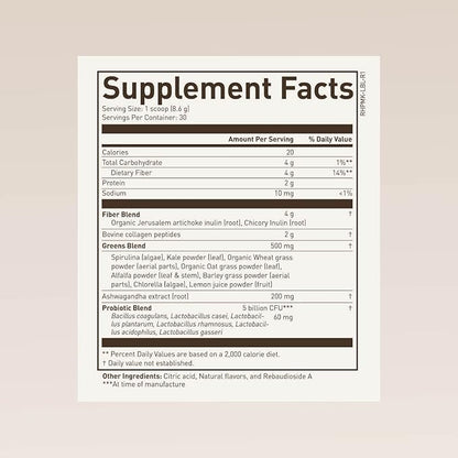 Morning Kick, Greens Superfood Powder Supplement with Ashwaganda, Collagen, Probiotics, Supports Energy Levels, 30 Servings (Strawberry Lemonade) by Chuck Norris