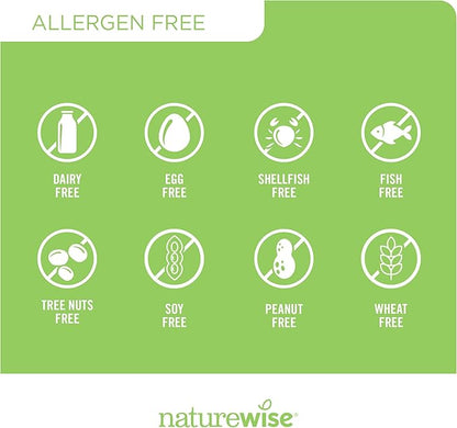 Naturewise Garcinia Cambogia - 60% HCA Concentration Extract, Natural Support for Weight Goals and Energy Levels - Vegan, Non-GMO, Gluten Free - 180 Capsules[2-6 Month Supply]