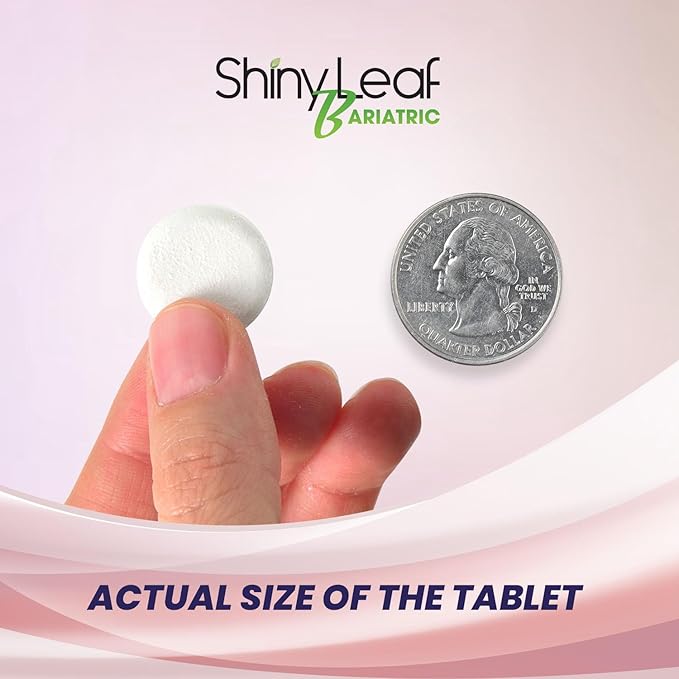Shiny Leaf Bariatric Calcium Citrate 600mg - Supplement for Bariatric Surgery Patients, 180 Ct Chewable Tablets with Magnesium, Vitamin D3, Natural Strawberry Flavor, Vegetarian (3 Months)