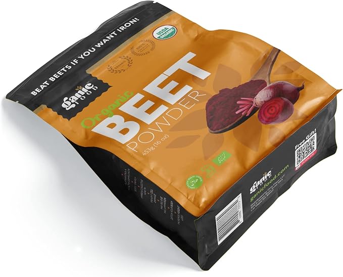 Organic Beet Root Powder, 16 Ounces