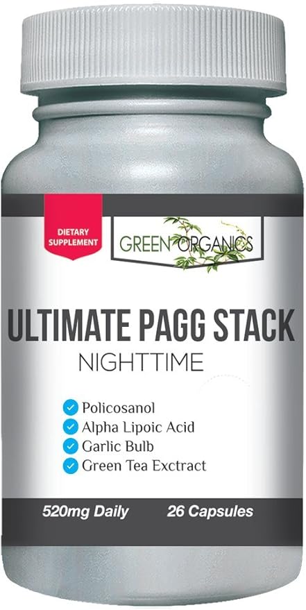 Ultimate PAGG Stack™ 4 Hour Body by Tim Ferriss - Policosanol, Alpha Lipoic Acid, Green Tea Flavonols, Garlic Extract