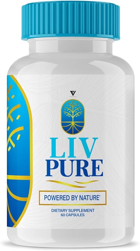 Fyvus Liv Pure Capsules Liver Detox Weight Loss Pills, LivPure Supplement - Live Pure Liver Detox Cleanse Product Supplements, LivePure Diet Hydration Reviews Liv Pur Health Support (60 Capsules)
