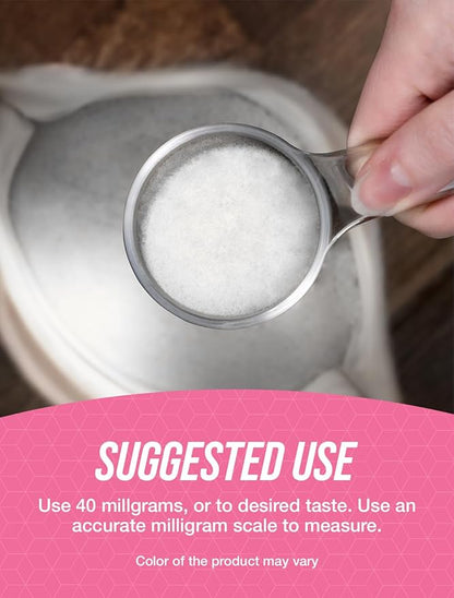 BulkSupplements.com Stevia Extract Powder - Stevia Sweetener, Pure Stevia Powder - Zero Calorie Sweetener, Gluten Free, 40mg per Serving, 250g (8.8 oz) (Pack of 1)