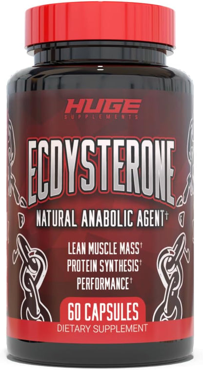 Ecdysterone Supplement, Natural Muscle Builder for Men, 1000mg Beta Ecdysterone Per Serving, Optimally Dosed, Superior Absorption, 98% Highest Purity Available