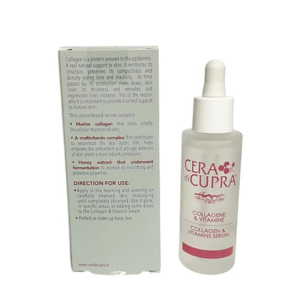 Collagen and Vitamin Serum - Concentrated Anti-Aging Solution - Multivitamin Complex for Skin Reconstruction (30 ml)