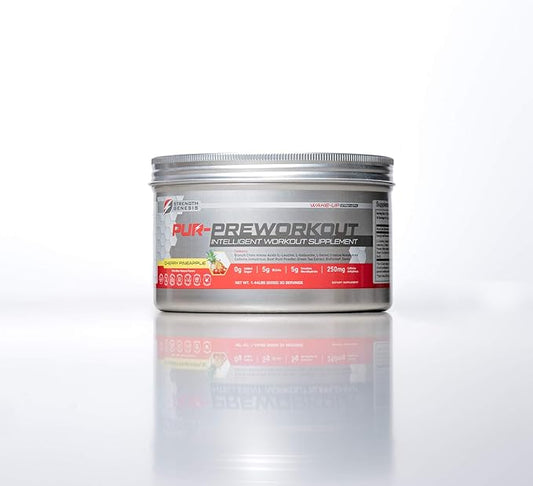 Preworkout Women Fat Burn Caffeine Powder BCAA Energy Creatine Powder Pre Workout Women Pre Workout for Men | Increased Endurance & Focus (Cherry Pineapple)