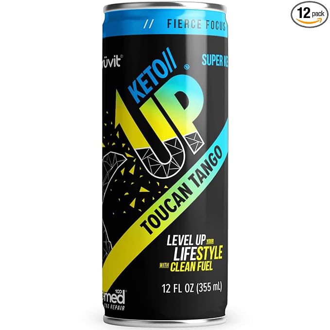 The Toucan Tango Keto//Up® Drink – Ready-to-Drink Ketones for Focus for Men and Women - 12 Pack