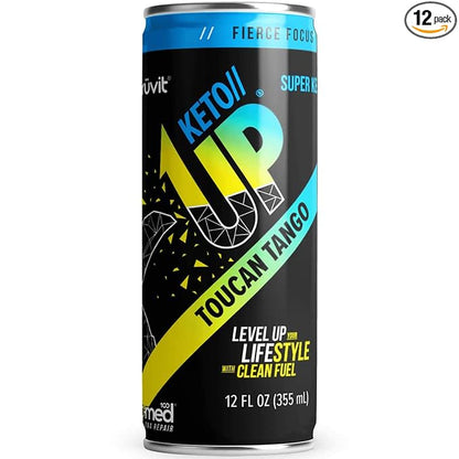 The Toucan Tango Keto//Up® Drink – Ready-to-Drink Ketones for Focus for Men and Women - 12 Pack