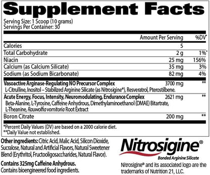 GAT SPORT Nitraflex Advanced Pre-Workout Powder, Increases Blood Flow, Boosts Strength and Energy, Improves Exercise Performance, (Blue Raspberry, 30 Servings)