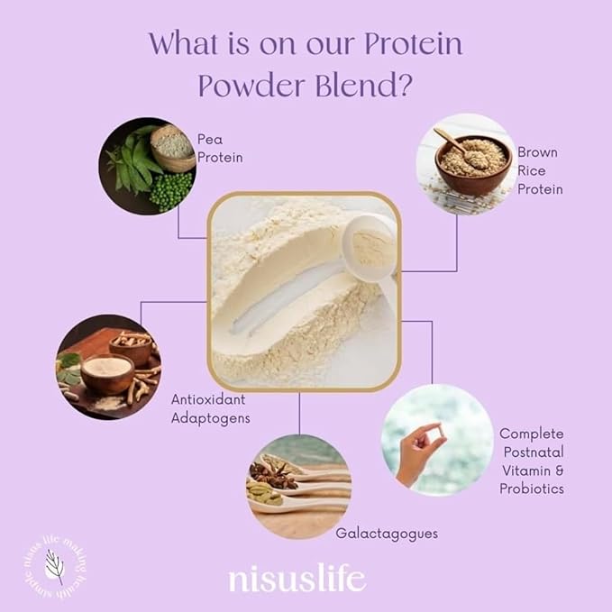 Postpartum & Lactation Journey Protein Powder (17.17 OZ, Vanilla)