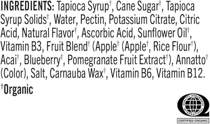PROBAR - BOLT Organic Energy Chews, Orange, Non-GMO, Gluten-Free, USDA Certified Organic, Healthy, Natural Energy, Fast Fuel Gummies with Vitamins B & C (12 Count)