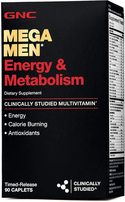 GNC Mega Men Energy Metabolism 90 Caplets