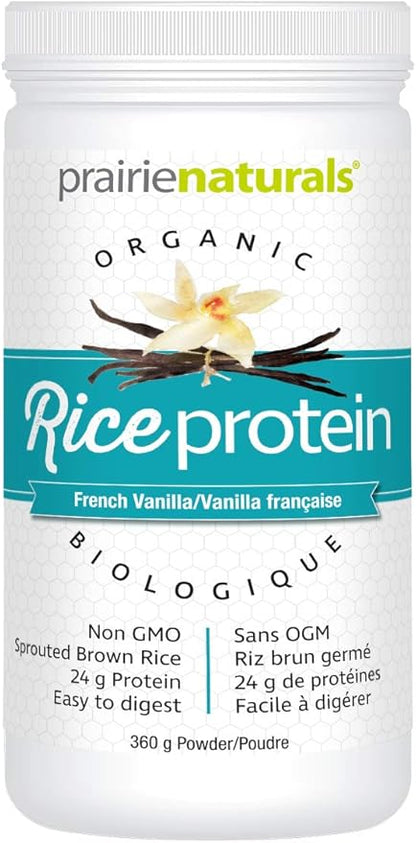 Prairie Naturals Organic Sprouted Brown Rice Protein Vanilla, 12.7 Ounce