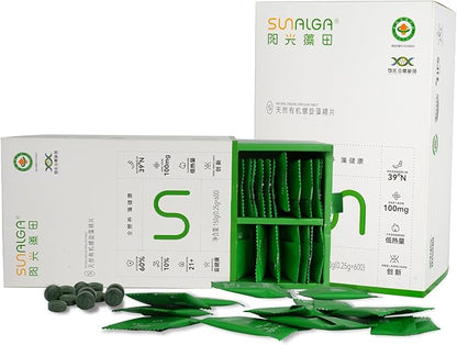 Supplements, Probiotics for Women, Organic Spirulina, for Daily Digestion, Healthy Muscle Function and Immune System (Box of 600 Tablets)