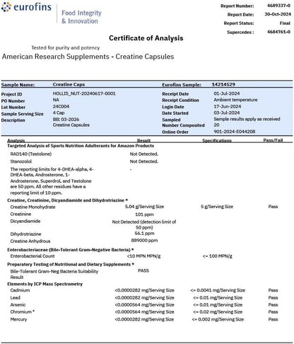 Creatine Monohydrate Capsules 5G | 60 Servings | Vegan | Micronized Creatine Pills 5000mg | 4 Capsules per Serving | 240 Capsules | Creatine Pills For Men & Women | Muscle Building | 2 Months Supply