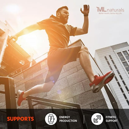 L-Carnitine 1000 mg 180 Vegan Capsules.99.9% Purity L-Carnitine. Supports Energy Production. Fitness Support.