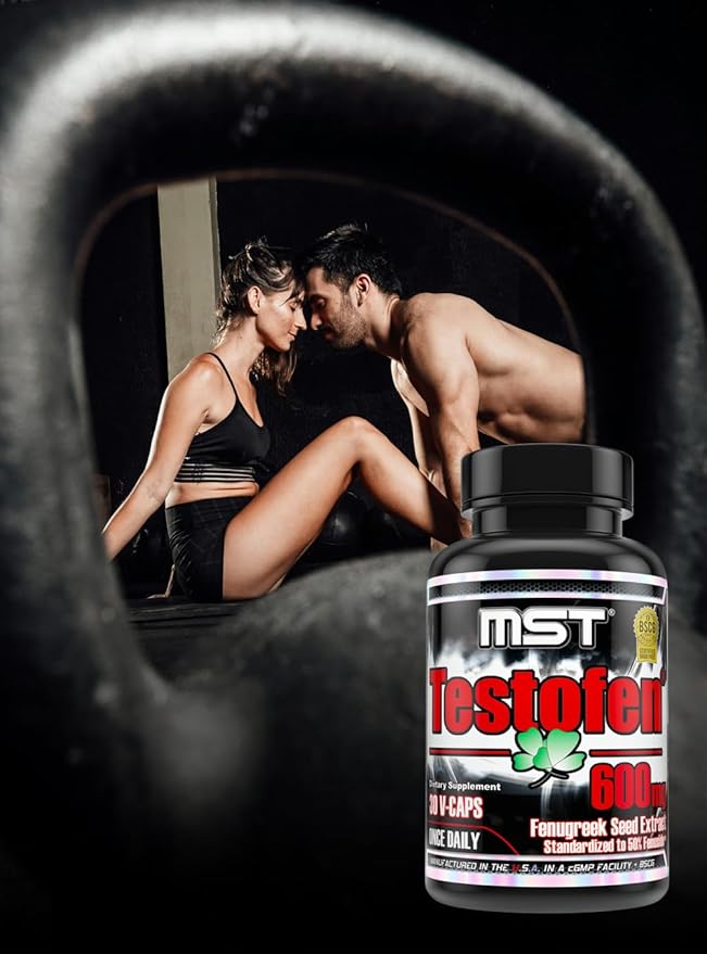 MST Testofen, Fenugreek Seed Extract, Standardized to 50% Fenuside™, 600mg, 30 Count, BSCG Certified Drug Free