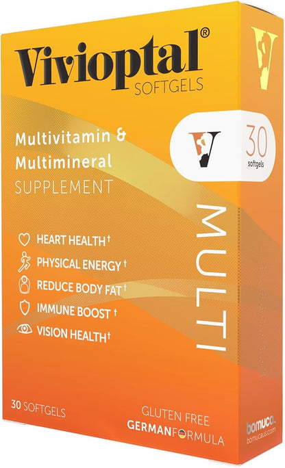 Vivioptal Multi, 30 Softgels, Multivitamin & Multimineral, Gluten Free, German Formula