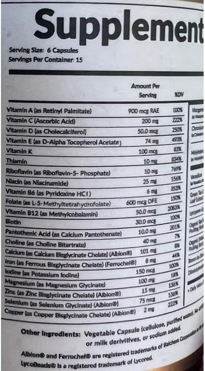 ONE Immunity Boost Multivitamin Supplements for Women and Men | Advanced Immunity Defense Support | Helps Immune Response | 90 Capsules, Pack of 1