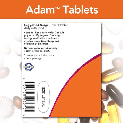 Now Foods Adam Men's Multiple Vitamin 120 Tabs