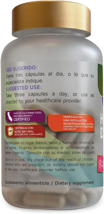 Betel Natural Premium Hierba del Sapo (Mexican Thistle) Capsules Healthy Detox Like Grandma Used - 90 Caps