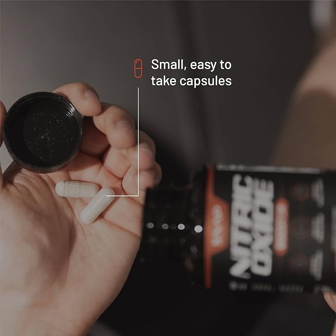 Snap Supplements Nitric Oxide Booster, Support Healthy Blood Pressure, Nitric Oxide Supplements for Men and Women (90 Count)