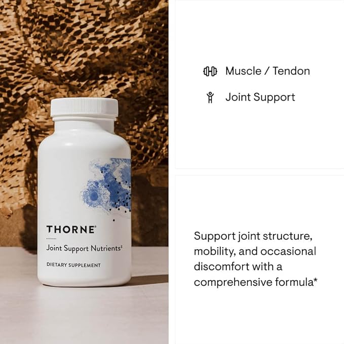 THORNE Joint Support Nutrients - Glucosamine and MSM with Curcumin, Bromelain, and Boswellia for Joint Support - 240 Capsules