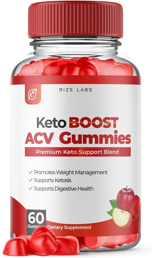 Keto Boost ACV Gummies for Advanced Weight Loss - Slimming Belly Fat Diet - Supports Digestive Health (60 Gummies)