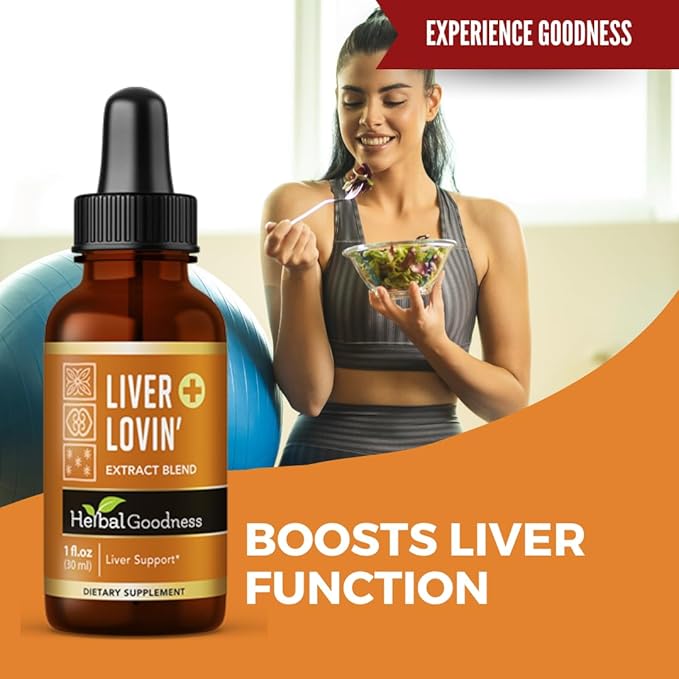 Liver Lovin 1oz - Premium Liver Cleanse and Liver Health Formula, Liver Detox Supplement - Formulated with Organic Herbs for Your Liver Care - Limpieza De Higado Graso - 1 Bottle