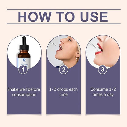 GLP-1 Supplement Drops for Men and Women, 1 Fl Oz