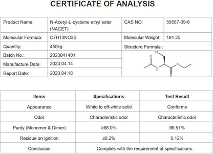 Neuro NAC Supplement 375mg Extra Strength with 1800mg Glycine - N-Acetyl Cysteine Ethyl Ester - 20x More Bioavailable Than NAC 600 mg - Boost Glutathione 10x More Than Liposomal Glutathione - NACET