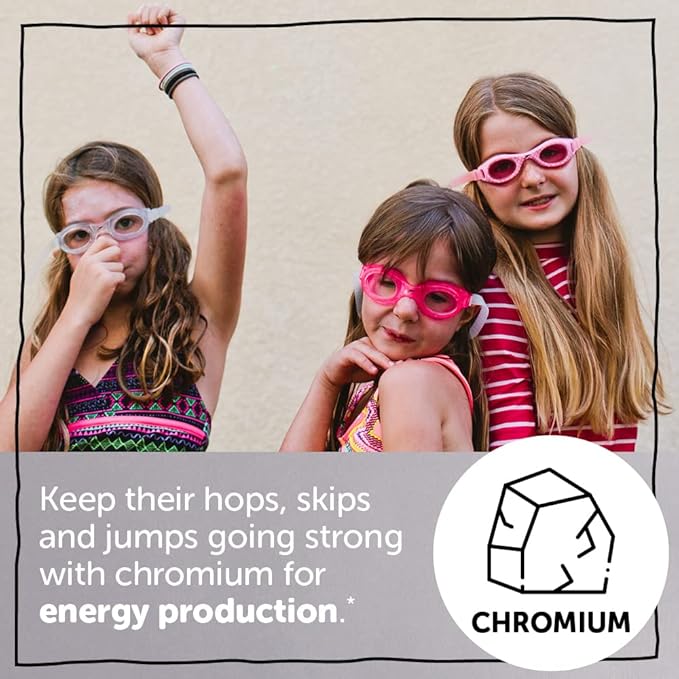 SmartyPants Kids Mineral Chews: Magnesium Citrate & Calcium Supplement with Vitamin D3, Vitamin C, Vitamin K2, Zinc & Selenium for Immune Support, 60 Count (30 Day Supply)