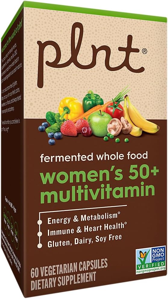 Fermented Whole Food WomenaTMs 50+ Multivitamin (60 Vegetarian Capsules)