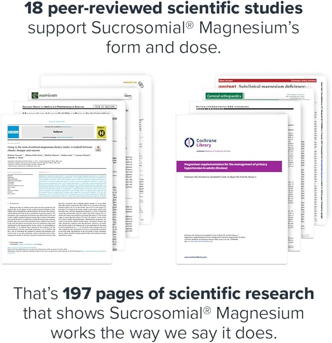 Legion Sucrosomial Magnesium Supplements - High Absorption Magnesium Supplement for Women & Men - Magnesium Mineral Supplements to Help Boost Athletic Performance & Overall Health - 120 Servings