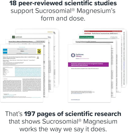 Legion Sucrosomial Magnesium Supplements - High Absorption Magnesium Supplement for Women & Men - Magnesium Mineral Supplements to Help Boost Athletic Performance & Overall Health - 120 Servings
